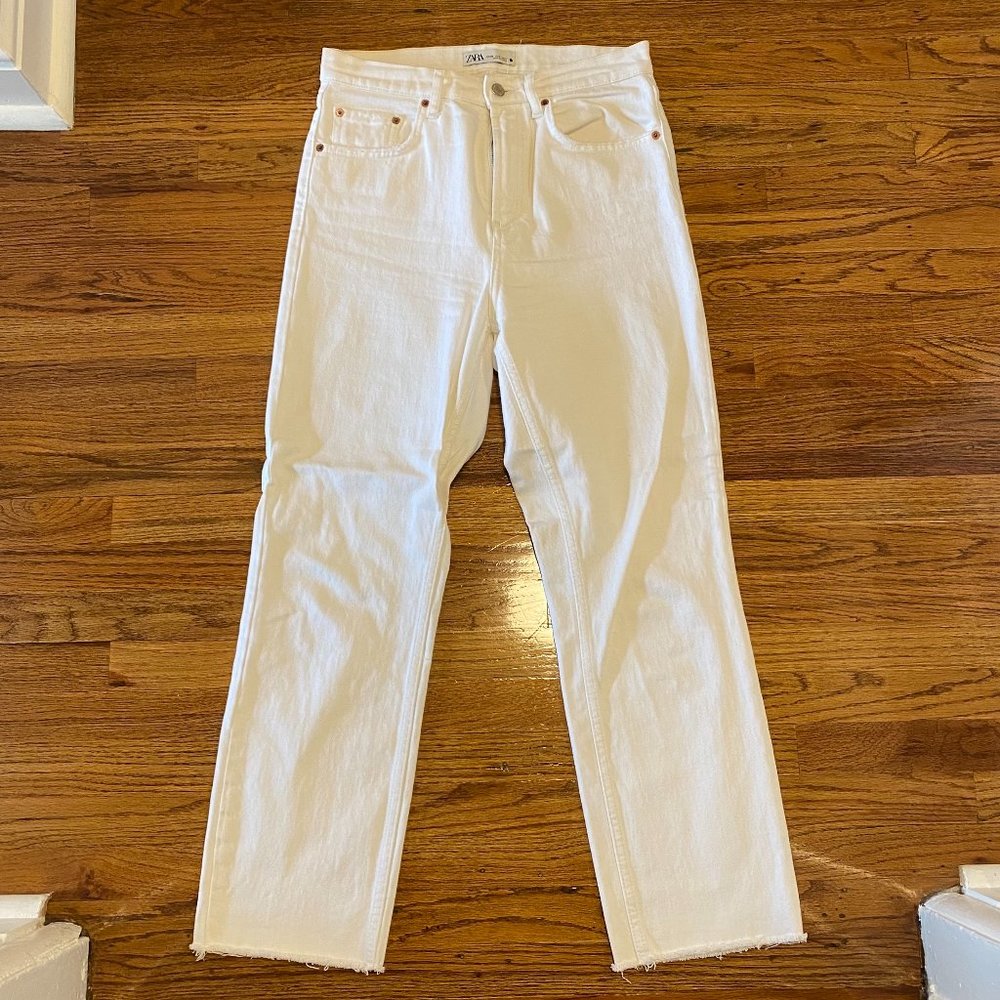 Zara White Jeans